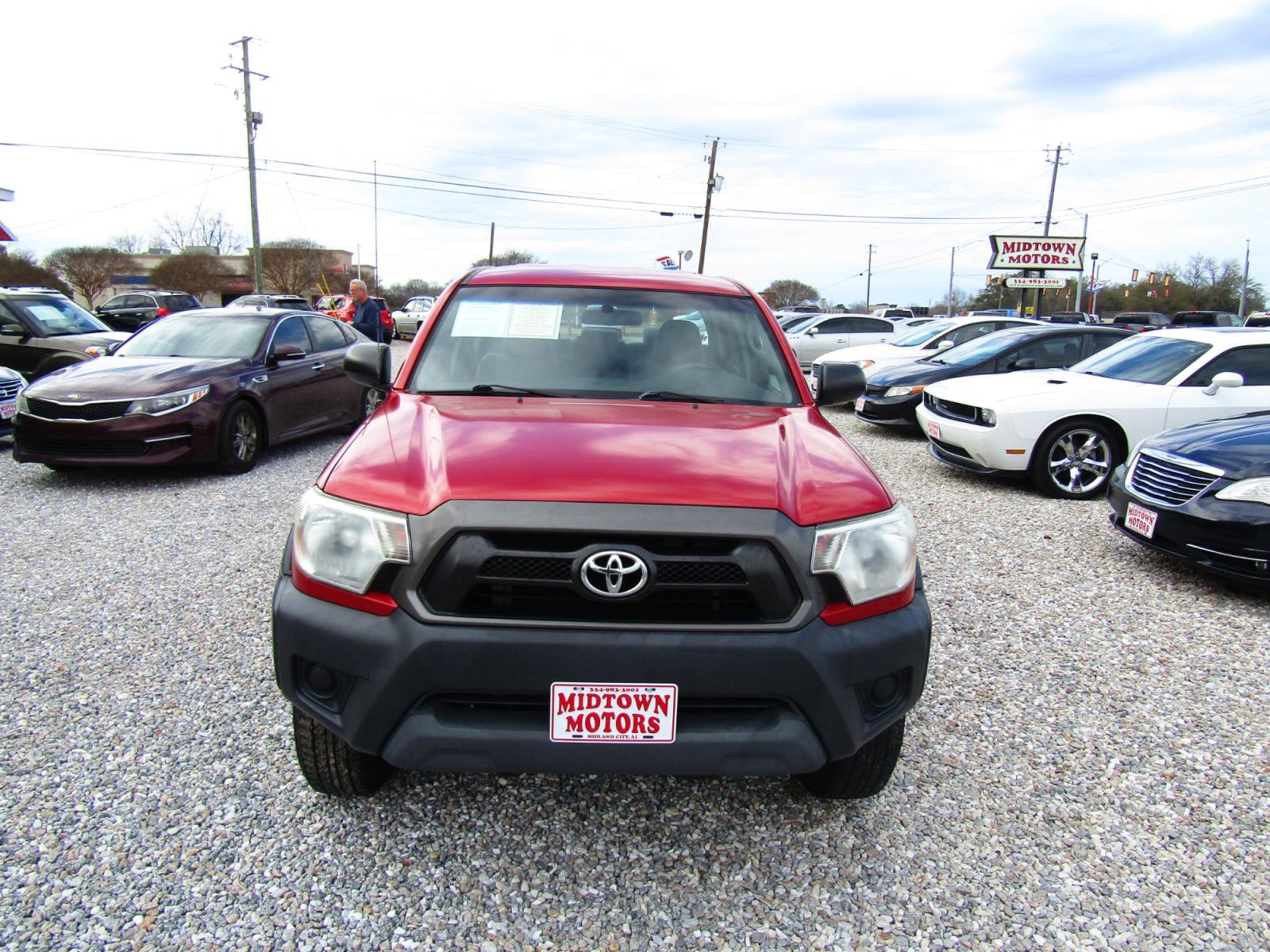 2014 Red Toyota Tacoma PreRunner Double Cab V6 5AT 2WD (5TFJU4GN6EX) with an 4.0L V6 DOHC 24V engine, Automatic transmission, located at 15016 S Hwy 231, Midland City, AL, 36350, (334) 983-3001, 31.306210, -85.495277 - Photo #1